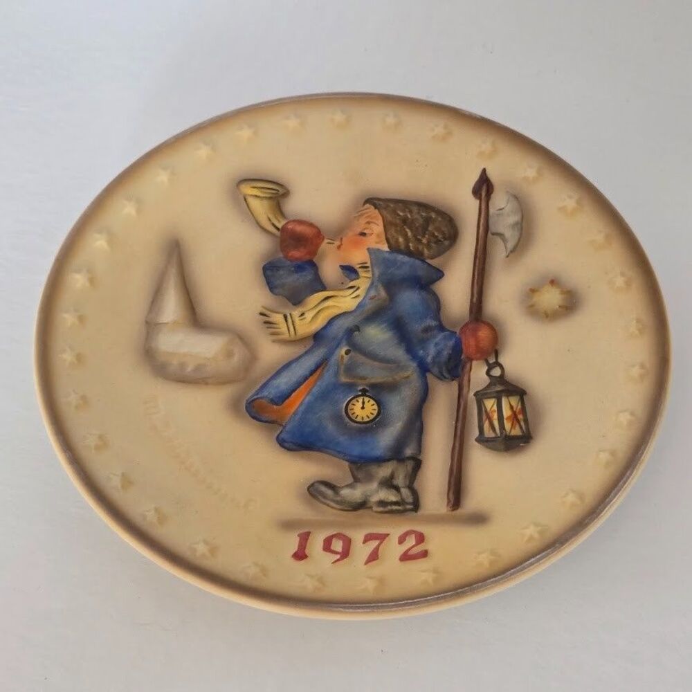Hummel 2nd Annual Plate 1972 Rodental West Germany w/Original Box M. J. Hummel